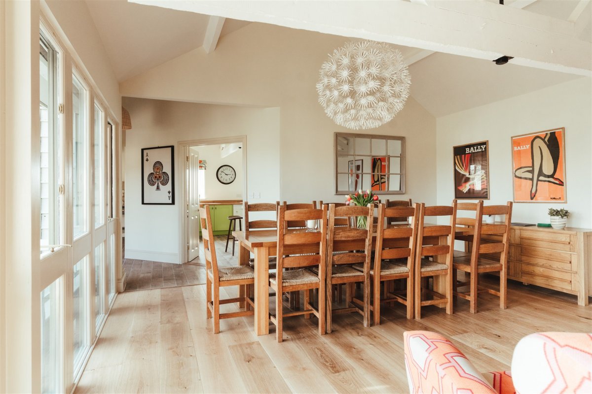 Roebuck's Rose - dining room able to seat the whole group of 12